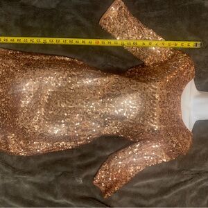Forever 21 Gold Sequin Dress